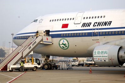 Air China Launches China's First Test of Biofuel Flight